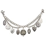 charivari schmuck herren Trachten-Kette mit Karabiner-Haken handgefertigt, Schariwari perfekt zum Trachten-Outfit (Lederhose, Oktoberfest, Wiesn)