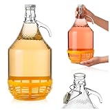 Bouchon à vis inclus : le couvercle en plastique fourni assure une étanchéité fiable. Idéal pour les processus de fermentation ou pour le stockage hermétique des liquides sensibles.