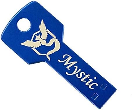 Team Mystic Emblem Pokemon Go 8 GB Gigabytes USB Flash Stick Drive Key-shaped