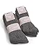 Produktbild Basic Treasure 6 Paar Norweger Wollsocken, Wintersocken Herren und Damen 43-46, Warme Thermosocken Winter, Dicke Socken, Anthrazit