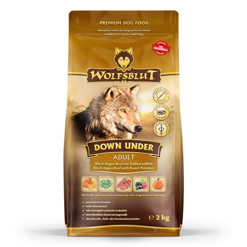 Wolfsblut Hund Adult | Trockenfutter | Multi Bundle | Mix Paket | Sparpaket | 2 x 2 kg | Verschiedene Sorten (2 x 2 KG, 1x Down Under, 1x Black Marsh)