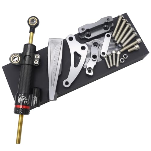 Amortisseur de direction moto CB650F en aluminium CNC avec support stabilisateur
