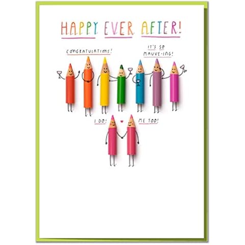 Rainbow-Themed Wedding Card by Mungo And Shoddy Cover