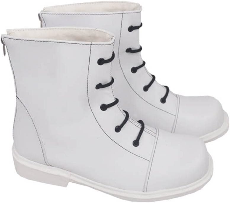 Yuancoser Tenjiku Izana Kurokawa Cosplay Shoes White Ankle Boots S008