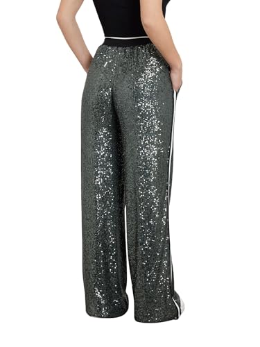 GUESS Women's Mini Sequins Straight Long Pants2