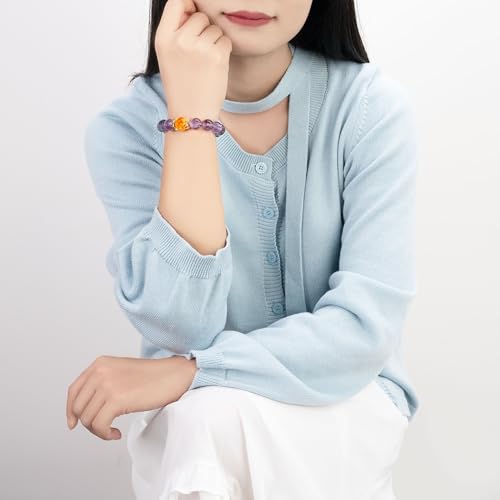 Sterling Silver Bracelets for Women Birthstone Bracelets for Women Packaged with Jewelry Box, Mother's Day Birthday Anniversary Jewelry Gift for Women3