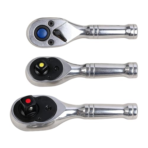 Mini clé à cliquet en acier au chrome vanadium de qualité - 7