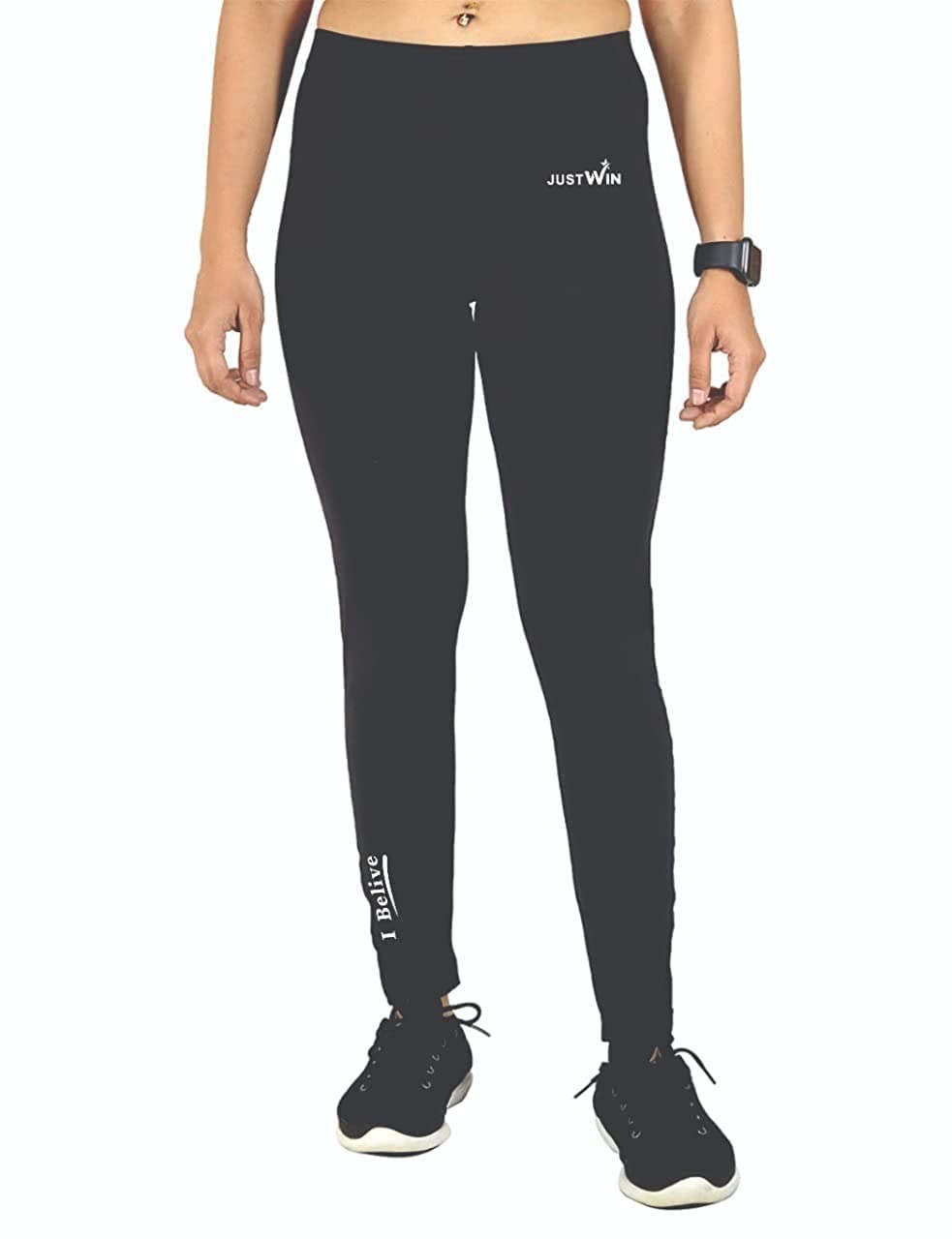 justwin Men's Skinny Fit Sports Tights for Gym, Running, Yoga etc-picture-38