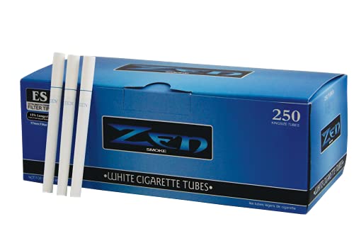 Zen King Size White Cigarette TUBES - 10 Pack Deal