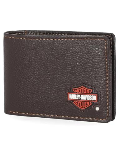 Image of Harley-Davidson Men's Genuine Leather Rfid Blocking Wallet
