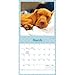 Carousel Calendars, Sleepy Puppies 2026 Wall Calendar, 12'' X 12'', 16-Month Calendar with Stapled Binding