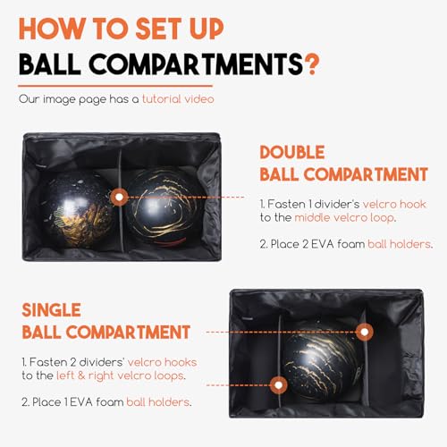 Bowling Bags 2 Ball Roller Detachable Two Ball Double Bowling Ball Bag with Wheels for Bowling Equipment Supplies Large Rolling Tote Bag with 2 Shoe Bag Bowling Ball Holder Bowling Gifts for Women Men