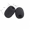 Saidbuds Headset Microphone Windscreens, Foam Microphone Covers Mic Windscreens Windshields for Desktop Mic,Headset Mic 10 Pack #1