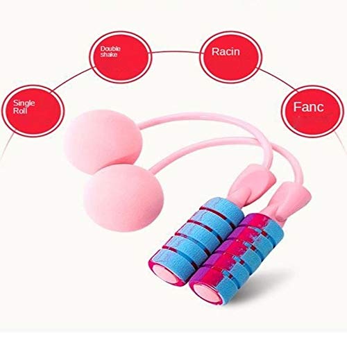 Corde A Sauter Corde Saute d'exercice Adulte Charge Lourde Charge Double roulement Couverte Corde de Corde de Saut de Saut de Forme de Fitness for la Salle de Gym de la Maison