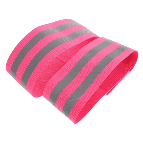 Toyvian 2 Pcs Reflective Wrist Straps High Visibility Safety Gear for Night Running Cycling Jogging and Outdoor Activities Comfortable Wrist