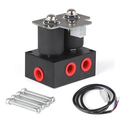 Luftfederung 12V 0-200psi/0-300psi Magnetventil Air Ride Suspension Verteiler Ventil Pneumatische Sâ€¦ – Miniatur