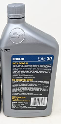Kohler Oil (30W, 1 QT)
