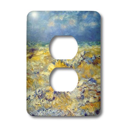 Cubierta para interruptor de luz lsp_171588_6 con diseño decorativo de paisaje marino