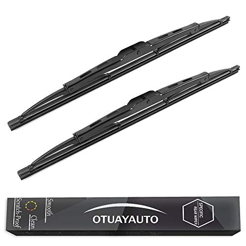 [2 Stück] Wischerblätter Hinten A3 8L, Passat 3BG, Golf 4 Variant - OTUAYAUTO Heckscheibenwischer Scheibenwischer hinten 380mm