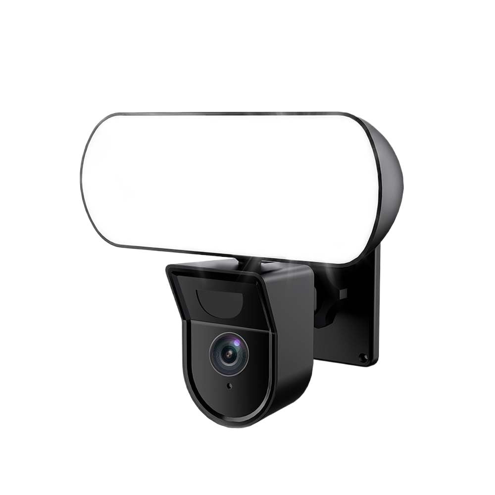 Éclairage d'extérieur étanche avec caméra WiFi 3MP et projecteur de surveillance
