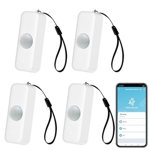 ZigBee Smart Bewegungssensor, Infrarot-Bewegungssensor für das Heim-Alarmsystem,Mini-Kontaktsensor-Detektor mit App-Fernüberw