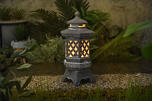 Teresa'S Collections Pagoda Garden Statues With Solar Outdoor Light thumb #5