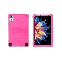 Coque Avec Support Réglable Pour Tablette Blackview Zeno 1 / TechLife Pad Lite 8 - Silicone Doux, Protection Anti-chocs - Noir