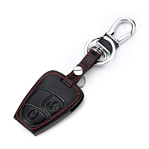 Happyit - Custodia Per Chiavi Auto In Pelle Per Mercedes Benz Classe A W169 B C E S R C200E 260L Glk300, Telecomando A Due Tasti