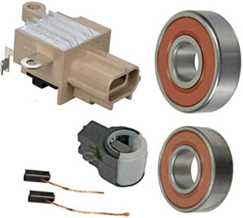 ManiacEM Alternator Rebuild Kit for 2009-2010 F150 Expedition Navigator 150 Amp 104210-1110, 104210-5970 Regulator Brushes Bearings - 11292RK