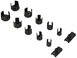 Inhalt: 12 Stück SKS 2257207000 Befestigungsadapter, schwarz, 10 x 5 x 8 cm