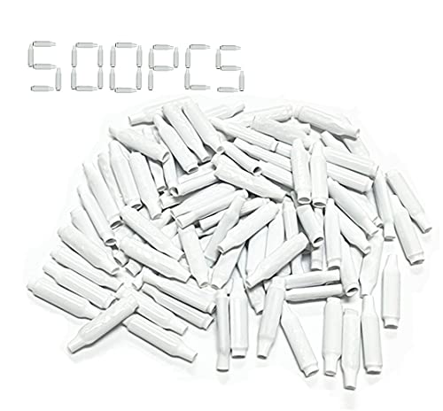 Low Voltage Wire Connectors, Dry B-Connectors Wire SplicesWire Crimp Bean Type Splice for Low Voltage, White (500 PCS)