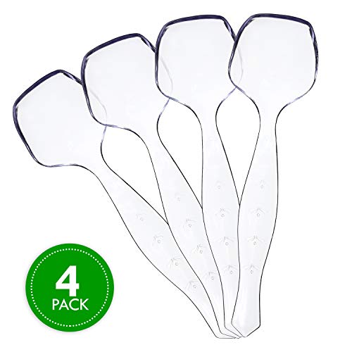 Plasticpro Disposable Plastic Serving Spoons Durable Heavy Duty Premium Serving Utensils Clear Pack Of 4 thumb #4
