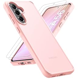 ORETECH for Samsung Galaxy A26 Case with 2X Screen Protector, Matte Pink