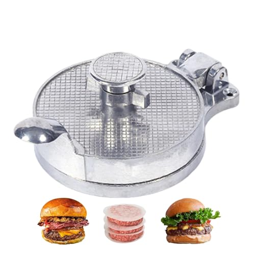 Hamburger Mold | Burger Mold with Anti-Slip Handle | Aluminium Alloy Hamburger Patty Press for Beef Veggie Burger BBQ Barbecue Grill