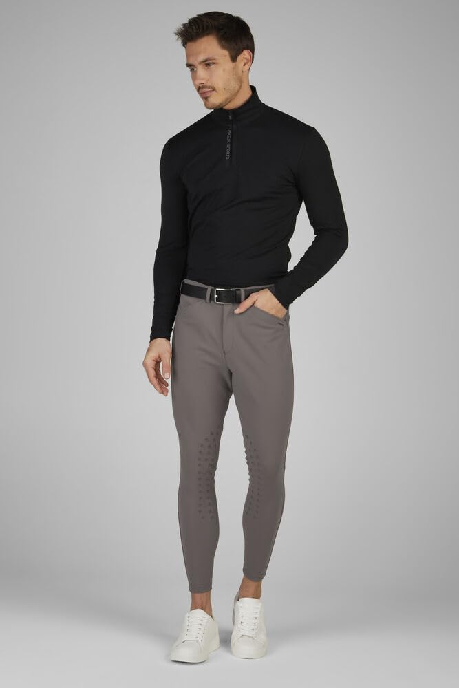 Pikeur New Rodrigo Pantalon d'équitation pour homme avec genoux Gris acier