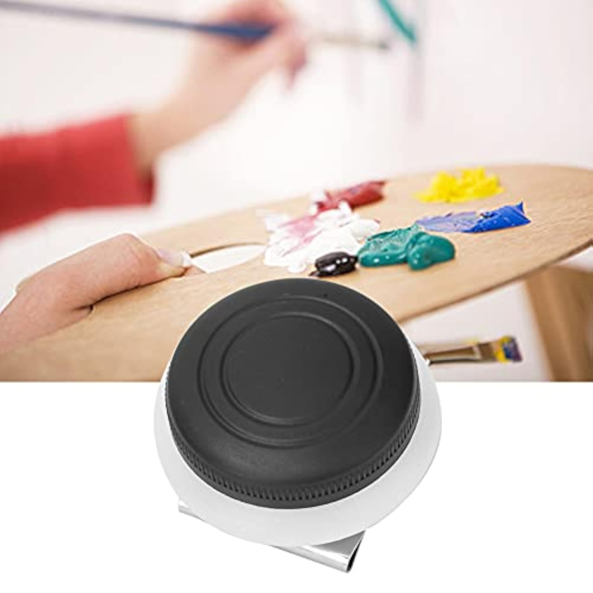 Anti-Rust Double Dipper Cup for Oil Painting