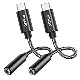 audio jack usb charger 【Estable Sonido & Alta Durabilidad】El adaptador auxiliar USB C hecho de alambre de cobre recubierto esmaltado proporciona música digital de hasta 16 bits/48 kHz . En comparación con la cubierta del ABS, el cable trenzado de Kevlar hace un buen trabajo de resistencia a la flexión, Proporciona una protección efectiva contra la rotura del cable.Conector de audio estándar de 3.5 mm y conector USB C para una conexión estable y puede soportar la conexión y desconexión repetidas