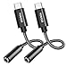 Produktbild NIMASO USB C zu 3.5mm Klinke[2-Pack],USB C Aux Adapter zu Kopfhörer Jack Audio Adapter,Adapter USB C auf Klinke für Huawei P40/P30/P20 Pro,Mate10/20 Pro,Sumsung S20/S20 Ultra/Note10,Xiaomi 6/8/NOTE 3