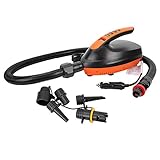 Compresor de Bomba de Aire, inflador de inflado rápido de ABS Digital 12V para Sup y Placa Inflable Accesorio para Bomba de Aire Inflable