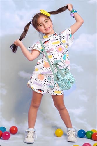 Image of PB Pearlbags Soft Crossbody Shoulder Or Hand Bag or Sling bag Water Resistant Anti Fall Stationery Storage Bag Handbag Clutch Bag Sweet Birthday Gift For 5-10 Years Children Students Girls