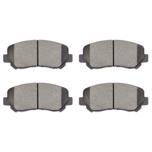 Front Ceramic Brake Pad Set ACZCR Brake Pads w/Hardware:D1623-8836