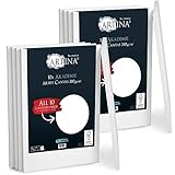 𝐒𝐄𝐓 𝐃𝐄 𝐋𝐈𝐄𝐍𝐙𝐎𝐒 𝐁𝐋𝐀𝐍𝐂𝐎𝐒 𝐃𝐄 𝐀𝐑𝐓𝐈𝐍𝐀 - El juego de lienzos para pintar está libre de ácidos, hecho de 100% algodón y prepintado en blanco. La tela sobre la que se pinta tiene un espesor de 280g/m².