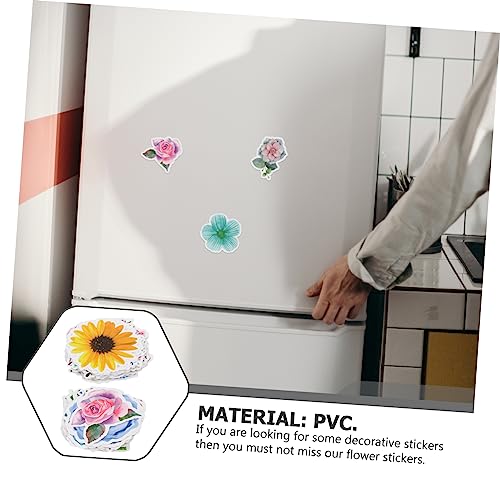 Ciieeo 300 Peças Flor Adesivo Impermeável Adesivo De Artesanato De Cartão Presentes De Recompensas P
