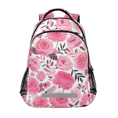 Sac à dos école étudiant rose cartable scolaire enfant pour voyage