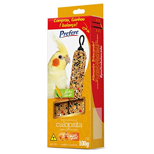 Bastão de Sementes para Calopsita Milho Verde Prefere - 90g