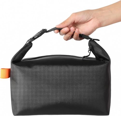 Image of Lunch Bag for Women & Men Fresh Keep Lunch Box, Small Leakproof Cooler Bag Food Lunch Containers High Capacity Reusable Lunch Tote Bags for Work, Office, Picnic, Travel (Black) (Medium)