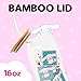 Silver Buffalo Sanrio Hello Kitty and Friends Cinnamoroll Polaroids Glass Jar Tumbler with Bamboo Lid and Glass Straw, 16 Ounces