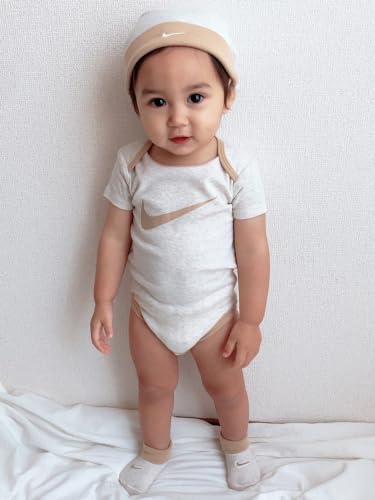 3 Pc Set Bodysuit Hat Bootie Swoosh - vue 7