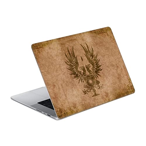 Autocollant Vinyle MacBook Pro 16 A2485 Dragon Age Gardiens Gris Peau Protection