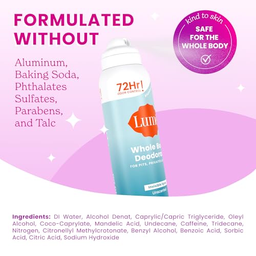 Image of Lume Whole Body Deodorant Spray Aluminum Free - 3.6 oz (Unscented)